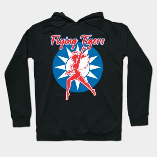 Flying Tigers WWII Hell's Angels Insignia Hoodie